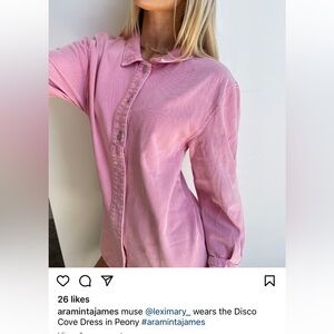 Anthropologie Araminta James Disco Cove Dress in Peony NWT SZ X-SMALL